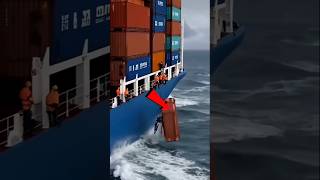 সমুদ্রে কোটি টাকার কন্টেইনার পড়লে কি হয়? 😱 Why Containers Are Not Recovered #shorts #facts #trending