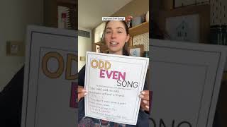 Odd and Even Song- How to Remember Odd and Even in Elementary School