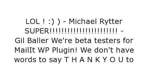 MailIt WordPress plugin review