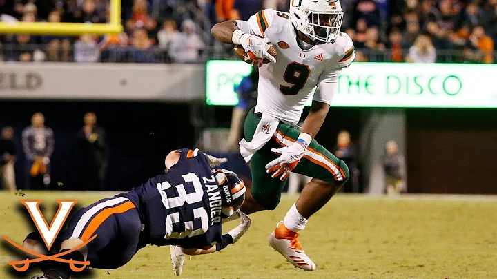 UVA LB Zane Zandier Top Plays 2018