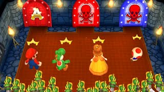 Mario Party 9 Step It Up - Mario vs Daisy vs Yoshi vs Toad ( Hardest COM)