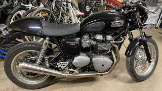 Triumph Thruxton 900 (Bonneville T100). Обратно в сток. Убираем тюнинг, заводские параметры