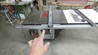 I would never want this table saw in my shop