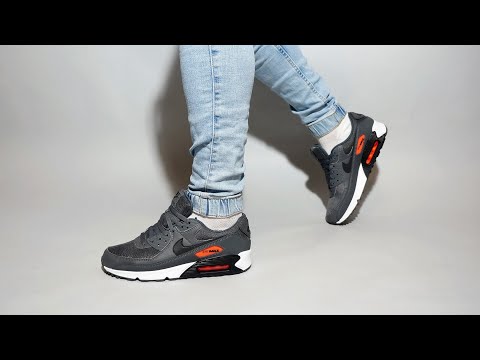 air max 90 grey orange