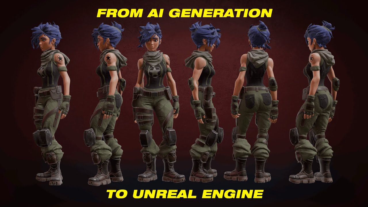 Character creation with AI for Unreal engine