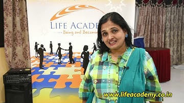 Testimonial of Padmaja for Experiential Learning Program by Life Academy