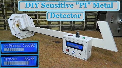 DIY sensitive Arduino Induction Balance  Metal Detector with Discrimination (15cm to 50 + cm)