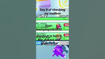 Day 8 of checking my mailbox #hugepets #pets #petsimx #roblox #robloxedit #petsimulator #robloxgames