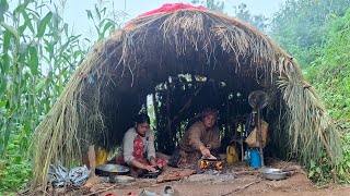 Best Life in A Himalayan Nepali Mountain Village | Heavy Rainy Day in Western Nepal Karnali 