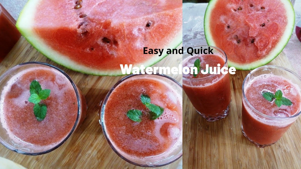 Watermelon mint juice/summer cooler juice recipe/Refreshing drink /Healthically | Healthically Kitchen