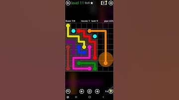 How To Solve Flow Free Classic Pack Level 11 9x9 Board Walk Through Solution Walkthrough