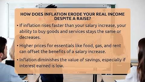 How Does Inflation Erode Your Real Income Despite A Raise? - Inflation Insight Channel