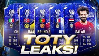 TOTY HONOURABLE MENTIONS LEAKED! FIFA 22