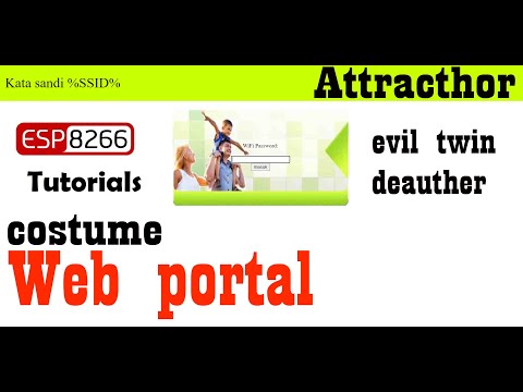 WEB PORTAL ATTRACTOR | ESP8266 LOLIN V3