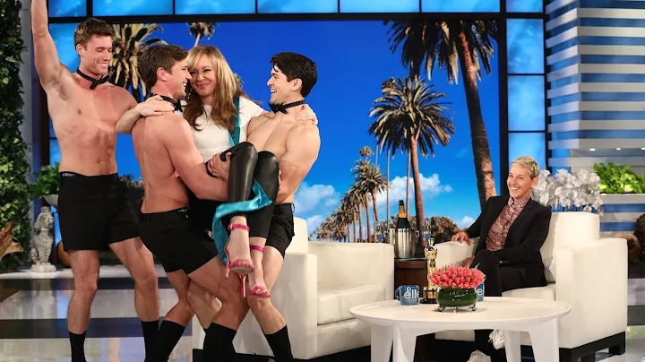 Ellen Celebrates Allison Janney's Oscar Win with H...