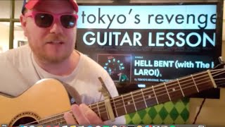 How To Play HELL BENT Tokyo39s Revenge The Kid LAROI easy guitar tutorial beginner lesson chords