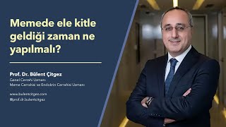 Memede Ele Kitle Geldiği Zaman Ne Yapılmalı? - Doç. Dr. Bülent Çitgez