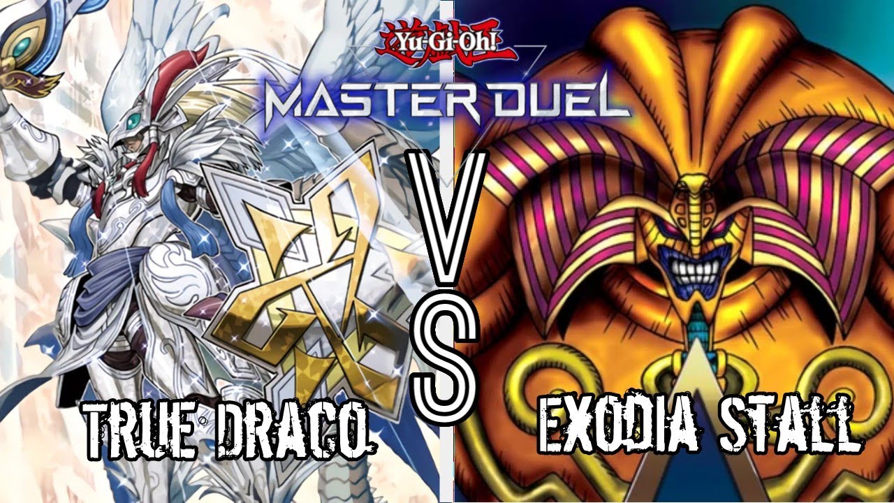 Rogue Decks having a stall fest| True Draco Vs Exodia| Master Duel Gameplay