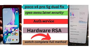 Poco x4 Pro 5G Dual sim Fix| Hardware modification(RSA)| auth flashing complete method |GSM MuzammaL