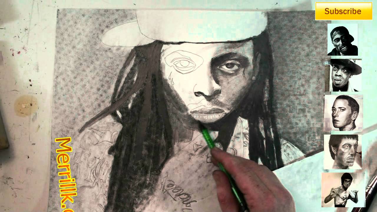 ⁣Draw Lil Wayne- Extended Portrait Shading Tutorial