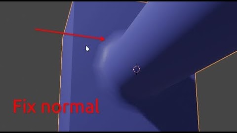 Fix normal between flat and smooth shading in Blender