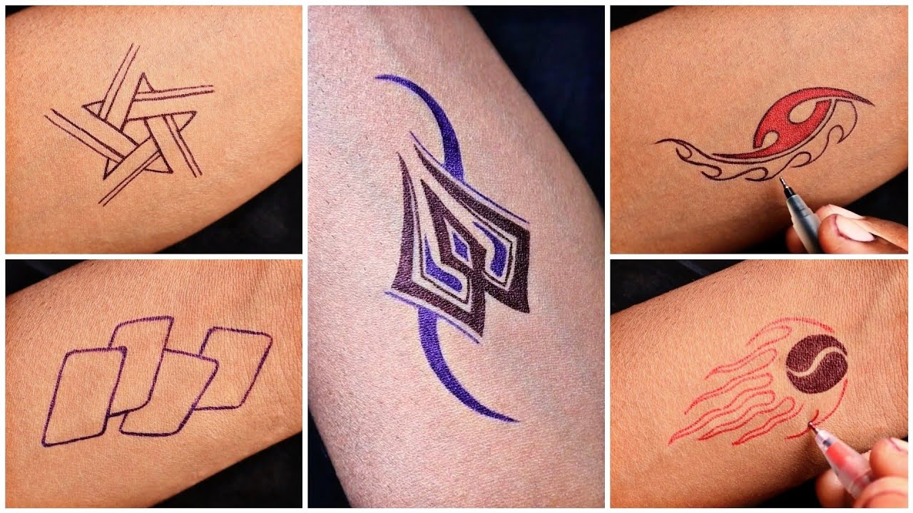 How to Make a DIY Temporary Tattoo Using a Pen and Toothpaste