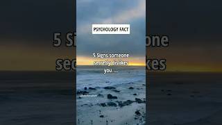 5 Signs Someone Secretly Dislikes You #shorts #psychologyfacts #subscribe