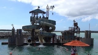 Pelican Plunge at Castaway Cay  Full POV Ride Experience on Both Slides, Disney Cruise Line