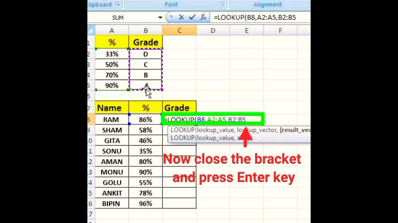 how-to-find-grade-in-exel-excel-exceltricks-skills-microsoft-youtube