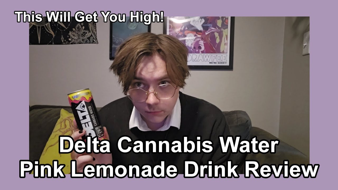 Delta 8 Cannabis Water Pink Lemonade Drink Review
