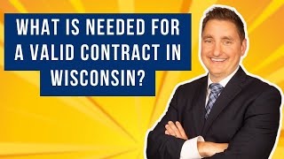 What is Needed for a Valid Contract in Wisconsin? by Learn About Law 40 views 2 months ago 4 minutes, 1 second