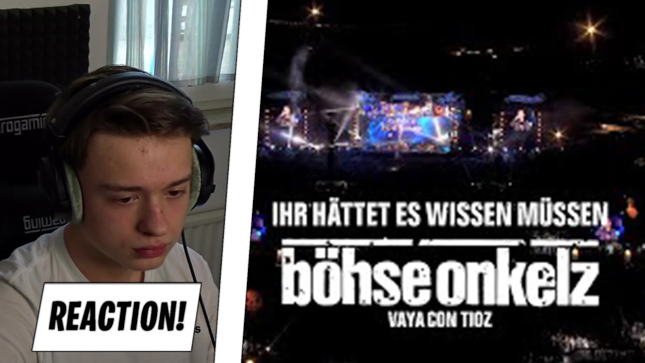 EMOTIONAL....🥺 | Böhse Onkelz - Ihr hättet es wissen müssen (Vaya con
