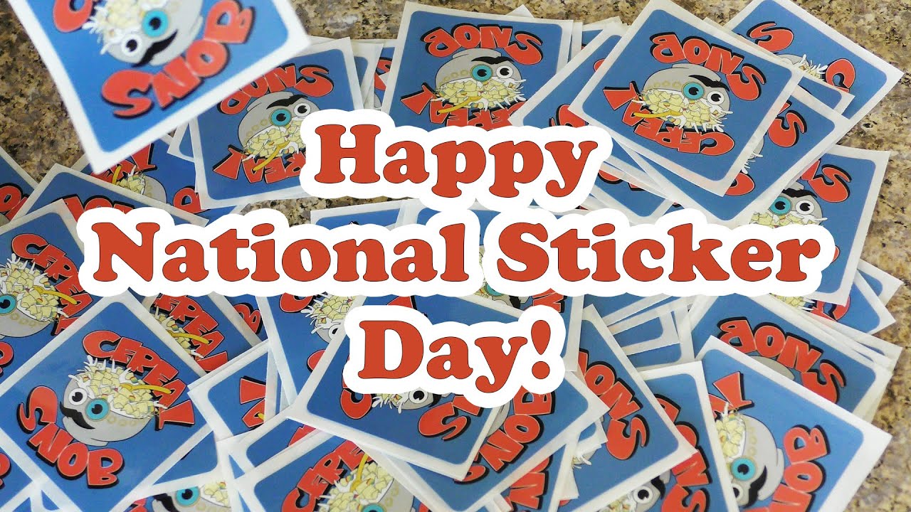 National Sticker Day Youtube