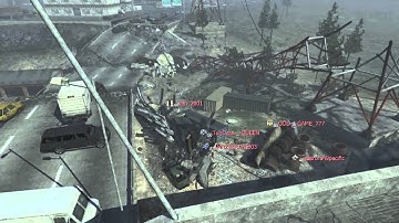 MW3 - Throwing Knife kill across the map! (Interchange)