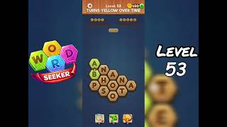 Word Seeker Level 53 Walkthrough