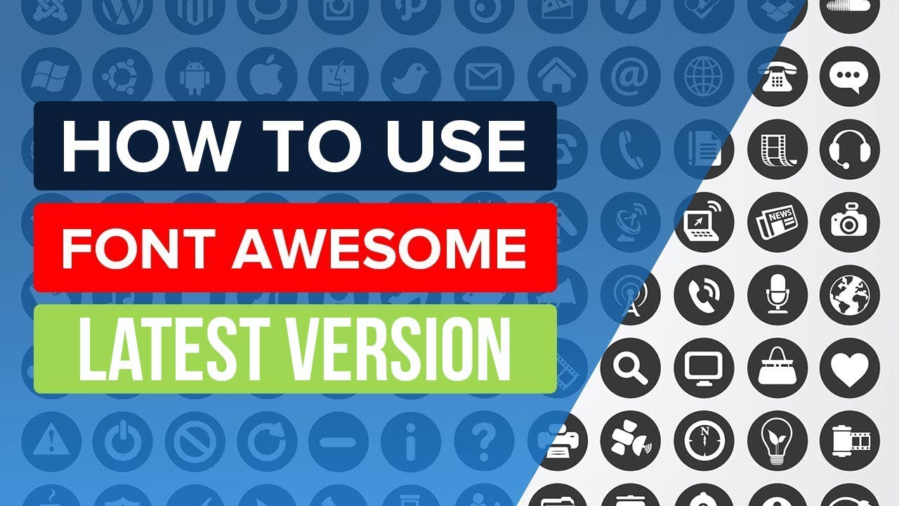 Font Awesome Tutorial How to use font awesome 5 YouTube