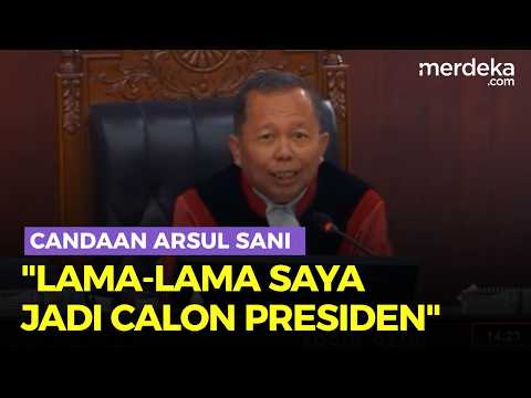 Momen Kocak! Hakim Arsul Sani Bercanda soal Pemilu: “Lama-lama Saya Jadi Capres”