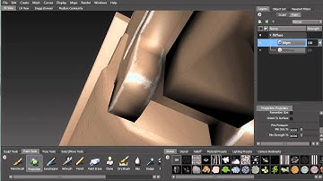 Painting in Mudbox for UDK (Part 2: Creating the edge highlights)