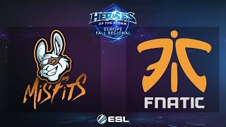 HotS - Misfits vs. Fnatic - ESL EU Fall Regional 2016 - BlizzCon Qualifier