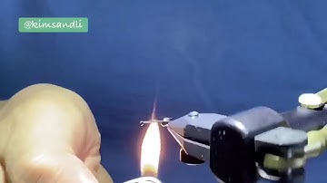 Tying melt glue ant (From Barry Ord Clarke)