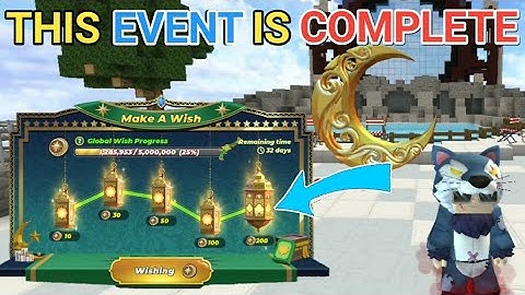 Blockman Go Skyblock || Wishing This Event Is Complete...