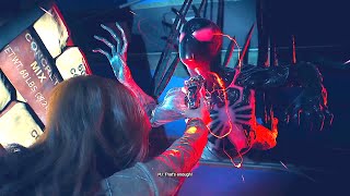 Symbiote Spider Man Tries To Crush Mary jane Spider Man 2 Ps5