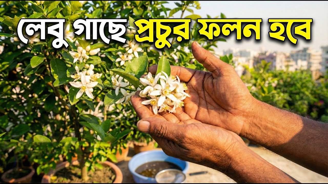 লেবু গাছে প্রচুর ফুল আসবে 