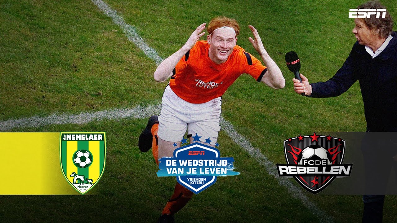 🔥 Nemelaer 7 🆚 FC de Rebellen | Wedstrijd van je Leven 🙌🤩 | VriendenLoterij