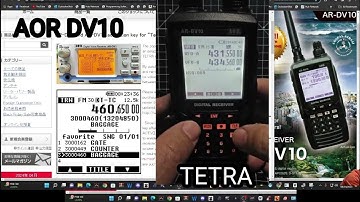 AOR DV10 , AOR DV1 - TETRA UPGRADE PROCESS & LINKS