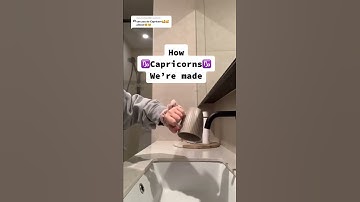 Thumbnail of How Capricorns ♑ we're made #shorts #Zodiac