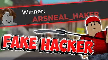 PRETENDING TO BE A HACKER IN ARSENAL (Arsenal Roblox)