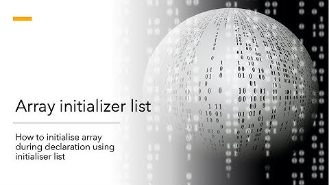 BeezMind C++ Programming - Array initialiser list