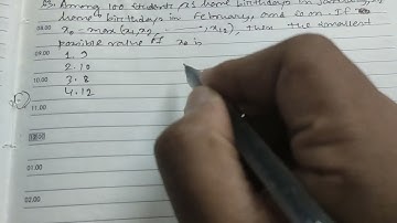 63. Among 100 students x1 have birthdays in Jan, x2 have in Feb || Apti Master