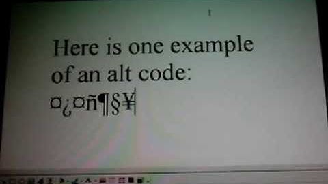 ♥♦♣♠ How To Make Alt Codes 1 ♠♣♦♥